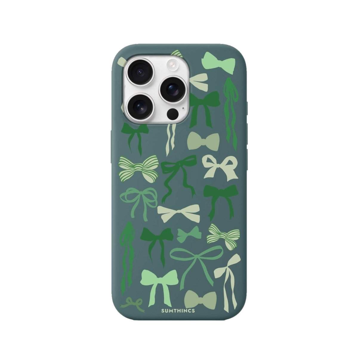 iPhone 16 Pro Green Garland Premium Telefon Kılıfı - SUMTHINCS