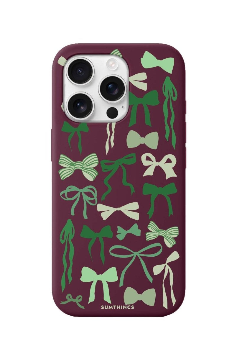 iPhone 16 Pro Green Garland Premium Telefon Kılıfı - SUMTHINCS