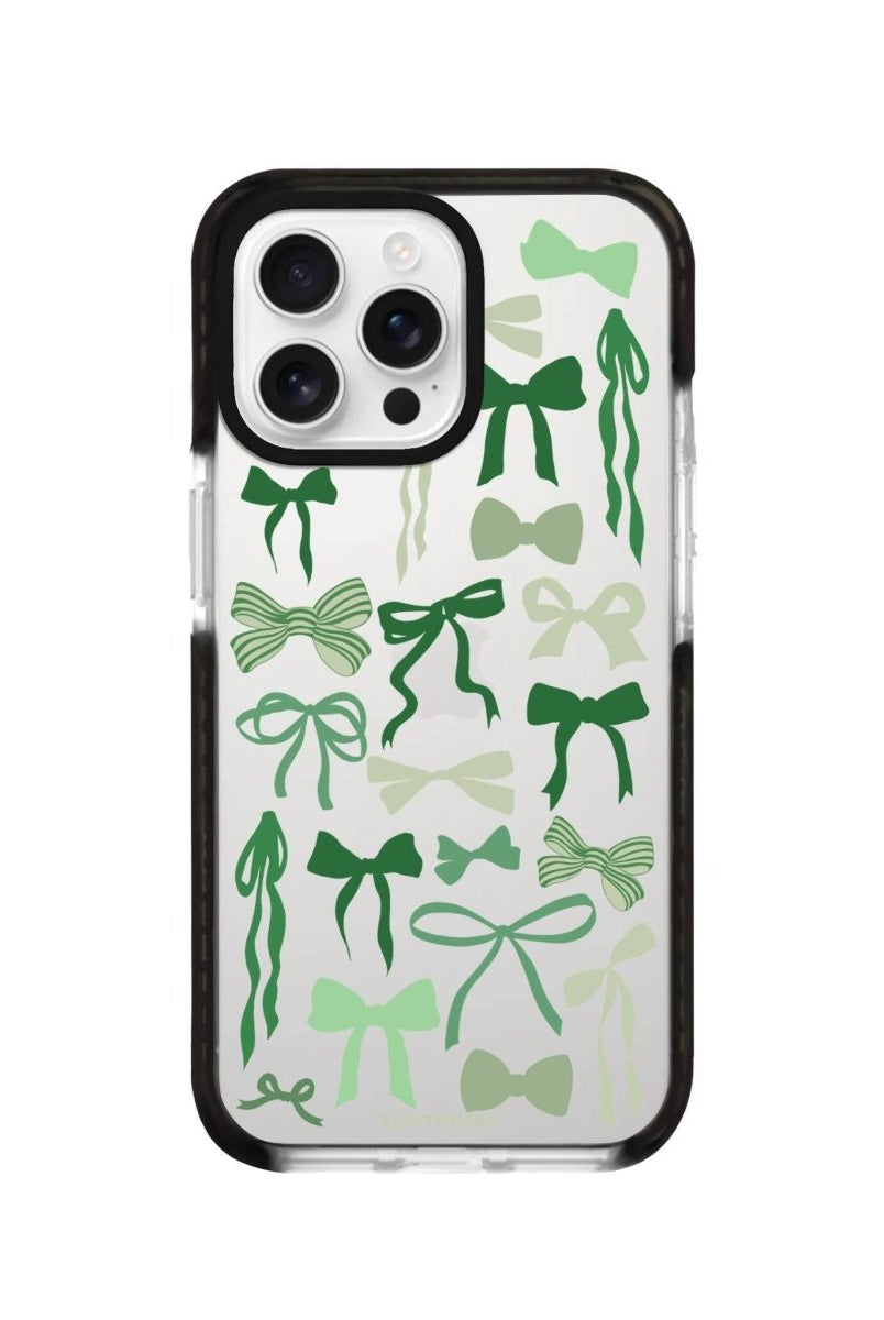 iPhone 16 Pro Green Garland Procase Şeffaf Telefon Kılıfı - SUMTHINCS