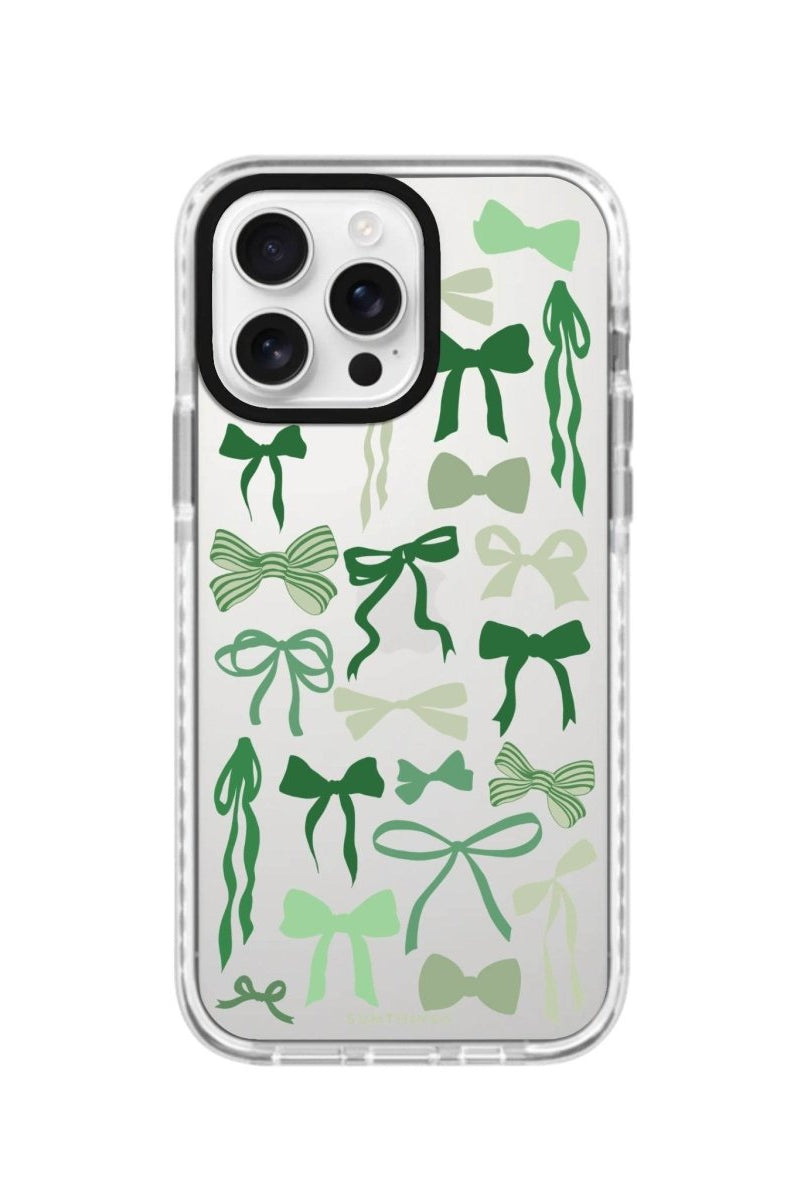 iPhone 16 Pro Green Garland Procase Şeffaf Telefon Kılıfı - SUMTHINCS