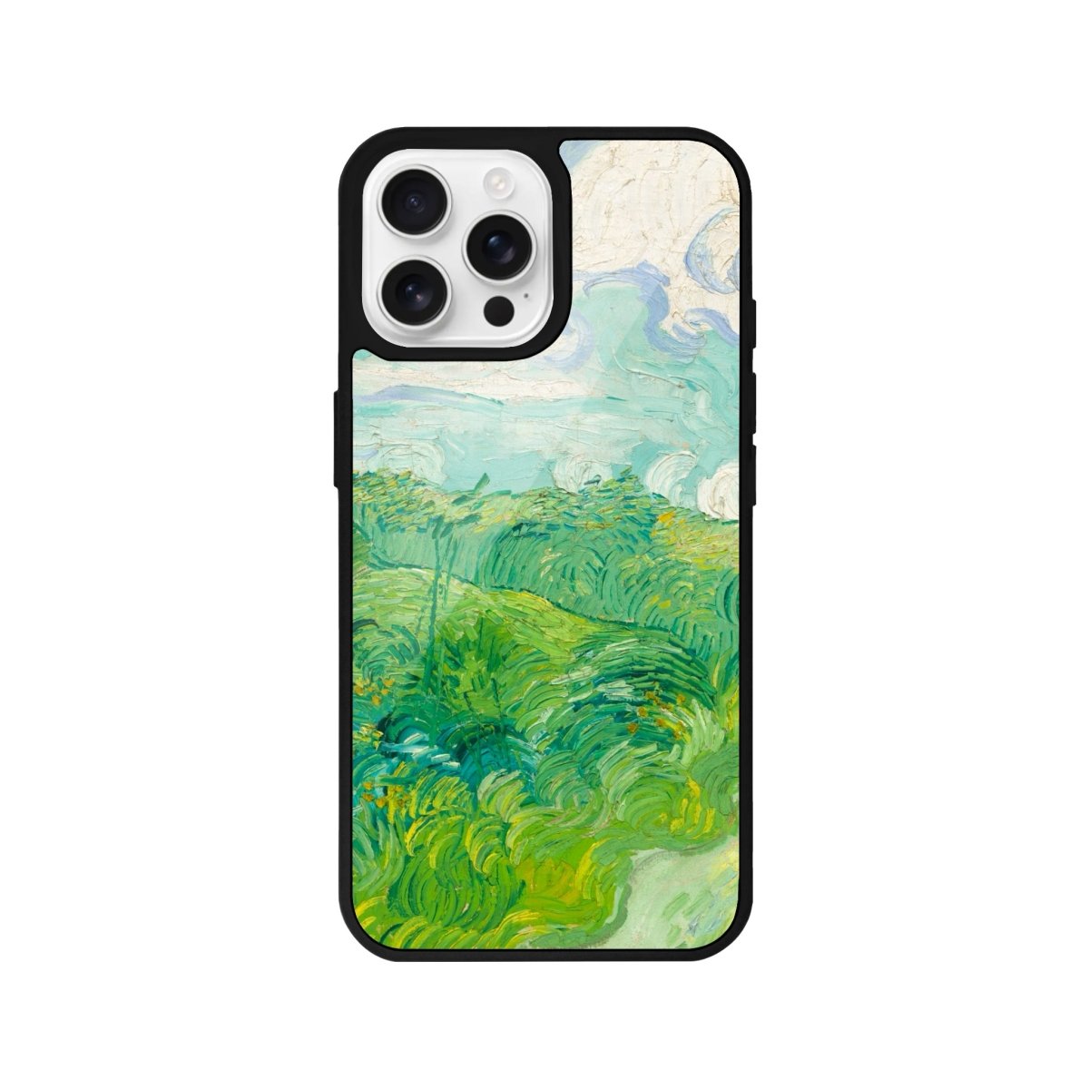 iPhone 16 Pro Green Wheat Fields Glossy Cam Telefon Kılıfı - SUMTHINCS
