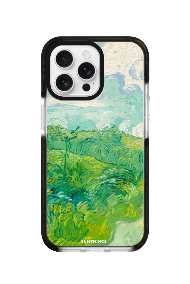 iPhone 16 Pro Green Wheat Fields Procase Şeffaf Telefon Kılıfı - SUMTHINCS