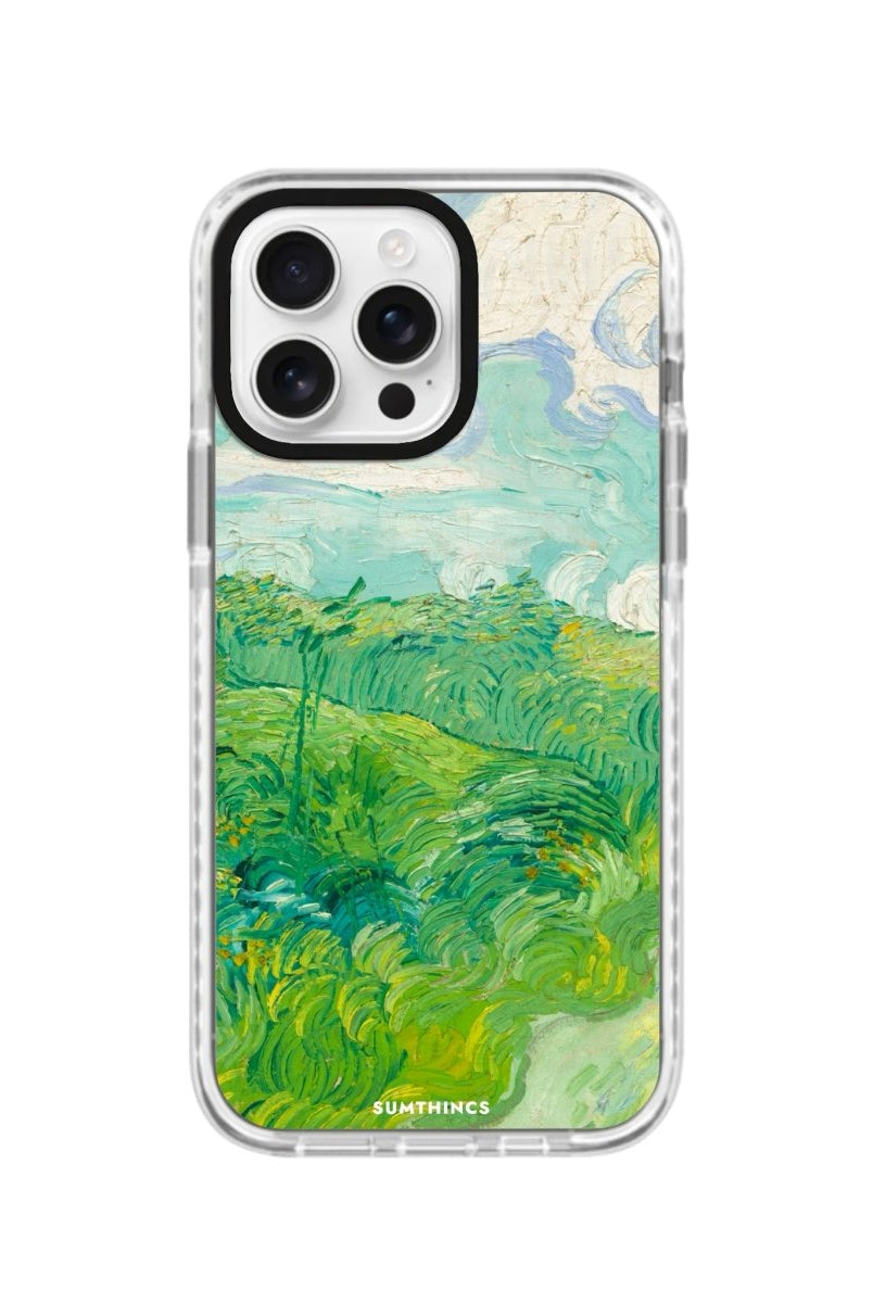 iPhone 16 Pro Green Wheat Fields Procase Şeffaf Telefon Kılıfı - SUMTHINCS