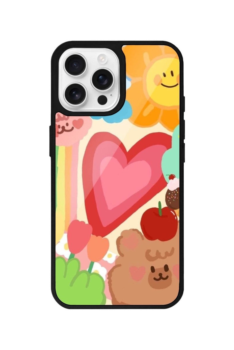 iPhone 16 Pro Happy Day Glossy Cam Telefon Kılıfı - SUMTHINCS