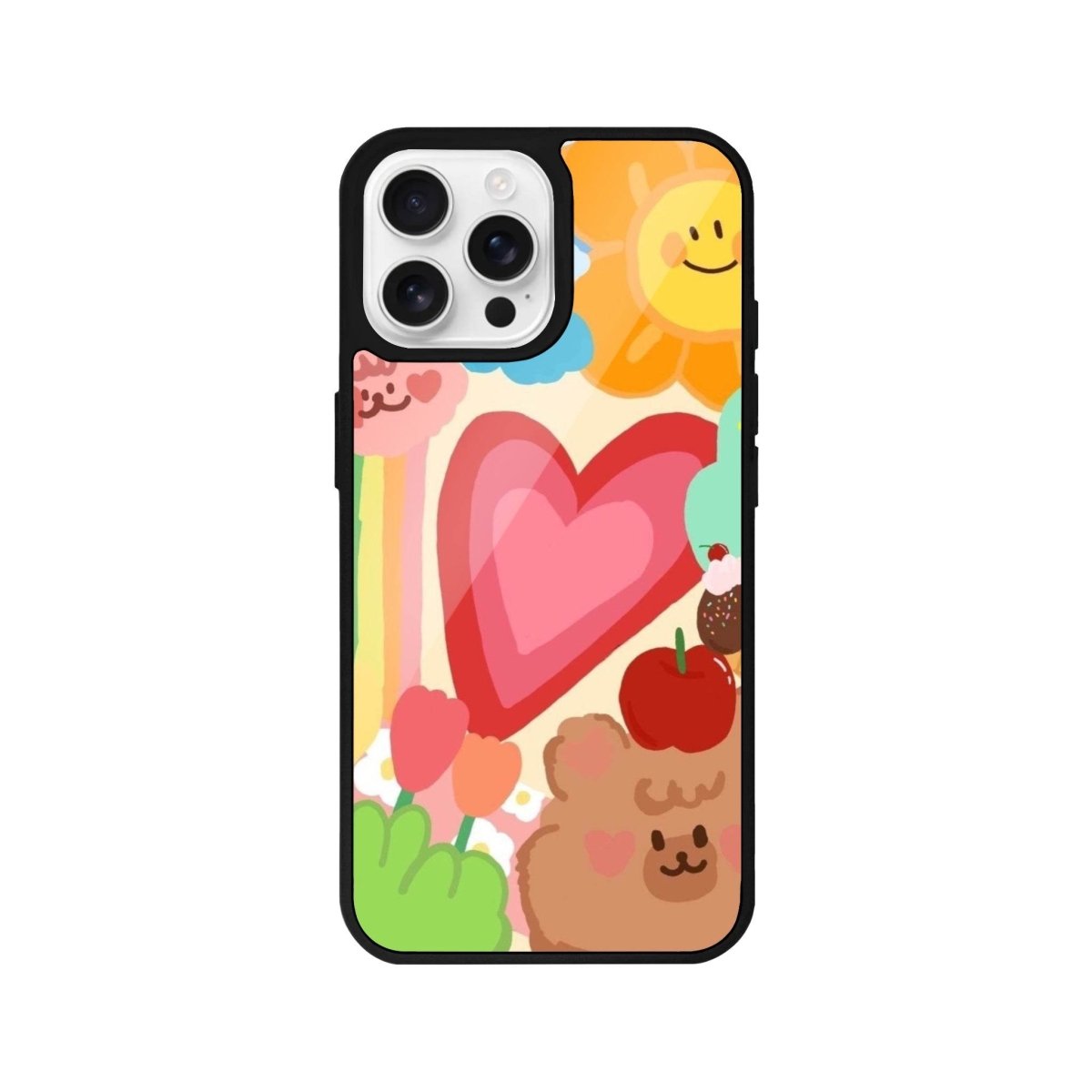 iPhone 16 Pro Happy Day Glossy Cam Telefon Kılıfı - SUMTHINCS