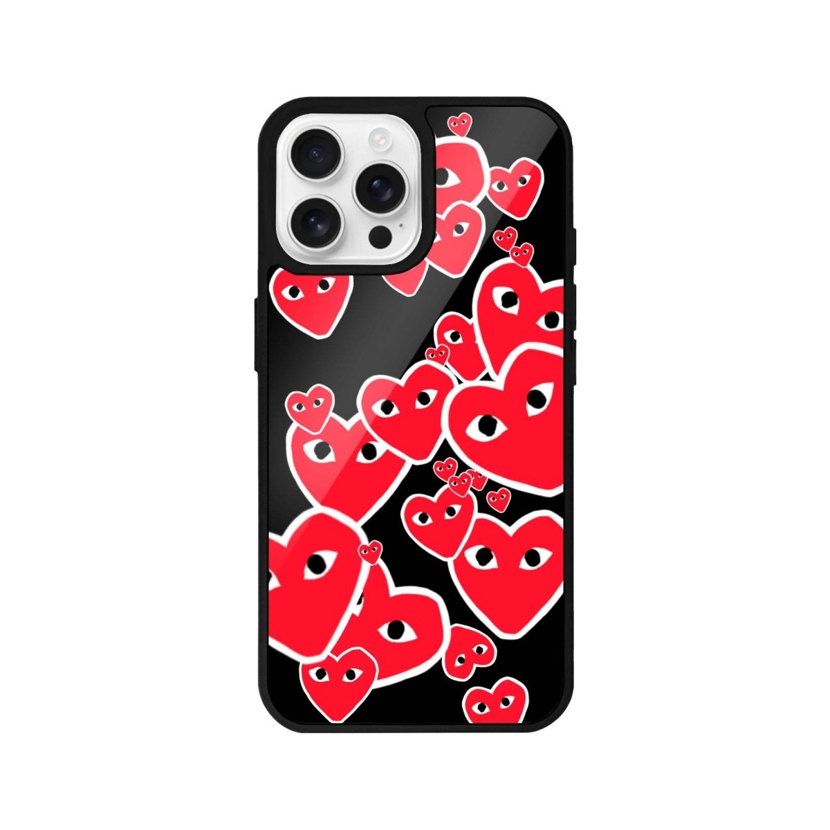 iPhone 16 Pro Hearts Glossy Cam Telefon Kılıfı - SUMTHINCS