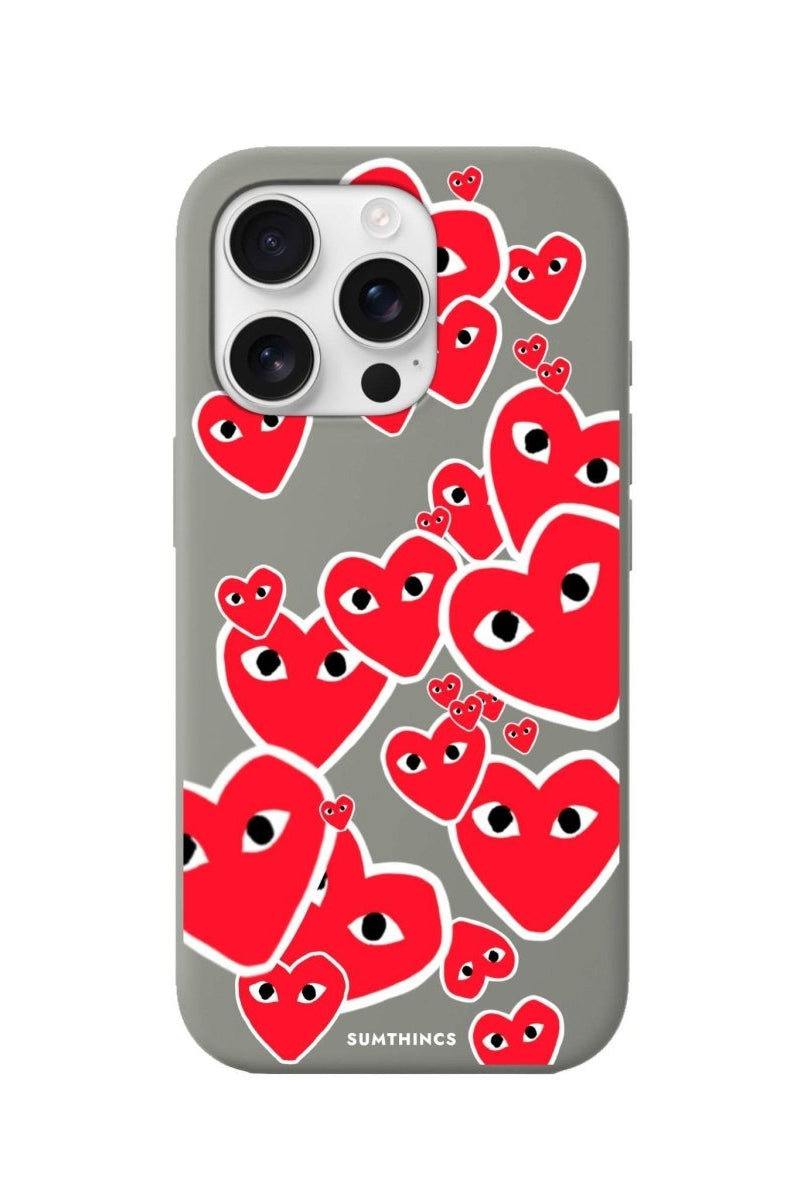 iPhone 16 Pro Hearts Premium Telefon Kılıfı - SUMTHINCS