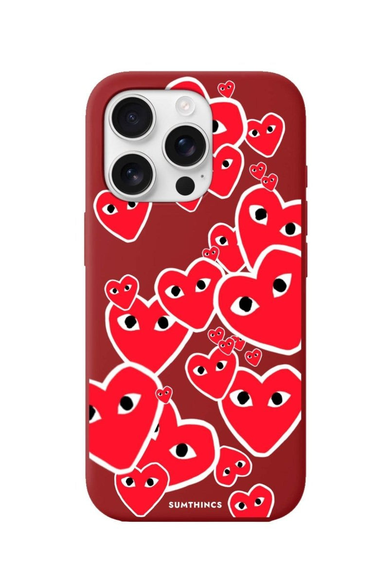 iPhone 16 Pro Hearts Premium Telefon Kılıfı - SUMTHINCS