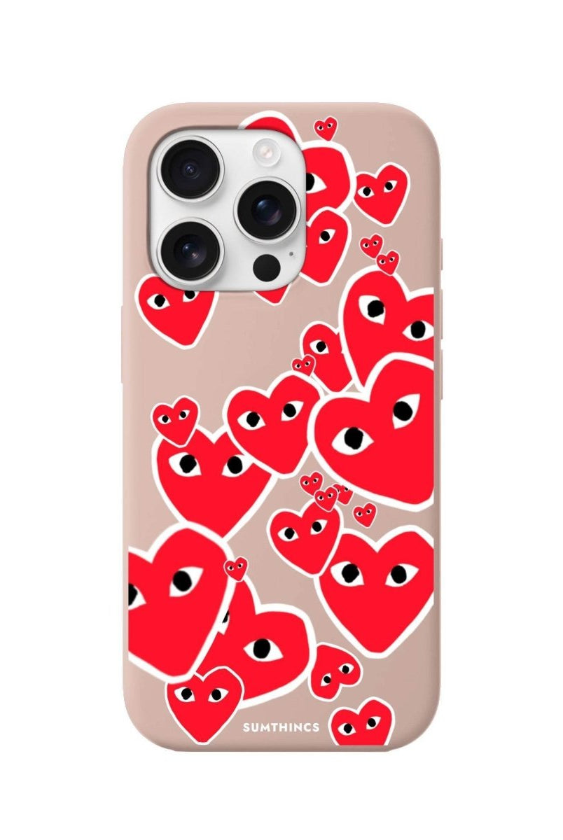 iPhone 16 Pro Hearts Premium Telefon Kılıfı - SUMTHINCS