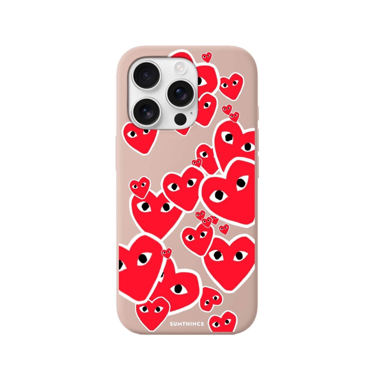 iPhone 16 Pro Hearts Premium Telefon Kılıfı - SUMTHINCS