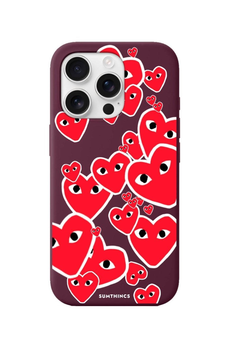 iPhone 16 Pro Hearts Premium Telefon Kılıfı - SUMTHINCS