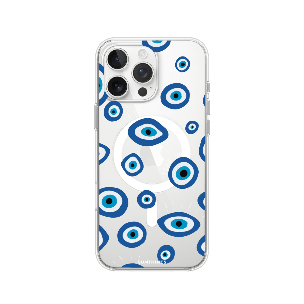 iPhone 16 Pro I See You Clear Magsafe Şeffaf Telefon Kılıfı - SUMTHINCS