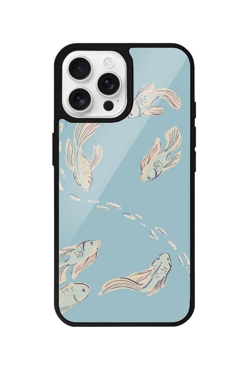 iPhone 16 Pro Koi Fish Glossy Cam Telefon Kılıfı - SUMTHINCS
