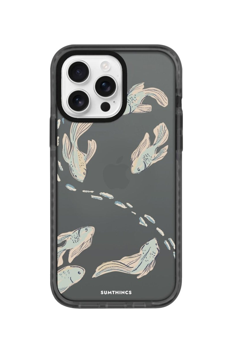iPhone 16 Pro Koi Fish Procase Şeffaf Telefon Kılıfı - SUMTHINCS