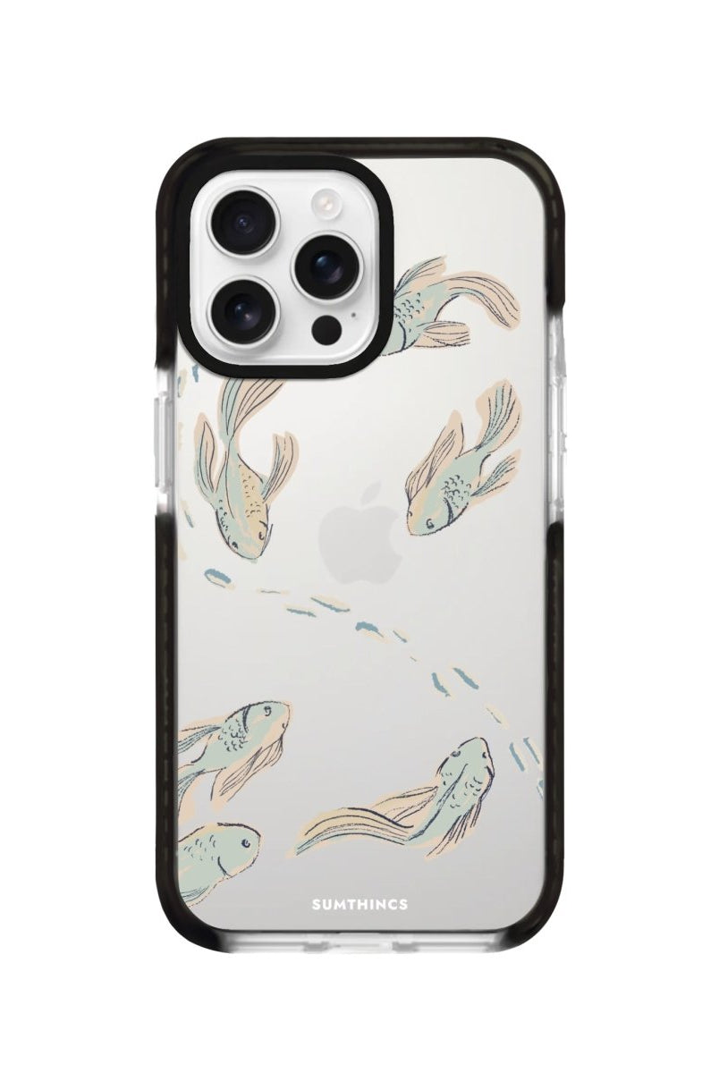 iPhone 16 Pro Koi Fish Procase Şeffaf Telefon Kılıfı - SUMTHINCS