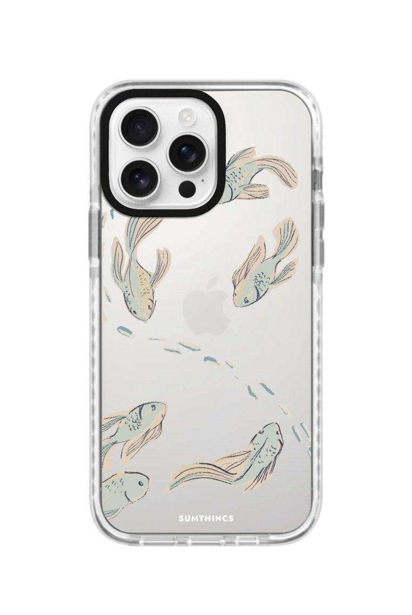 iPhone 16 Pro Koi Fish Procase Şeffaf Telefon Kılıfı - SUMTHINCS