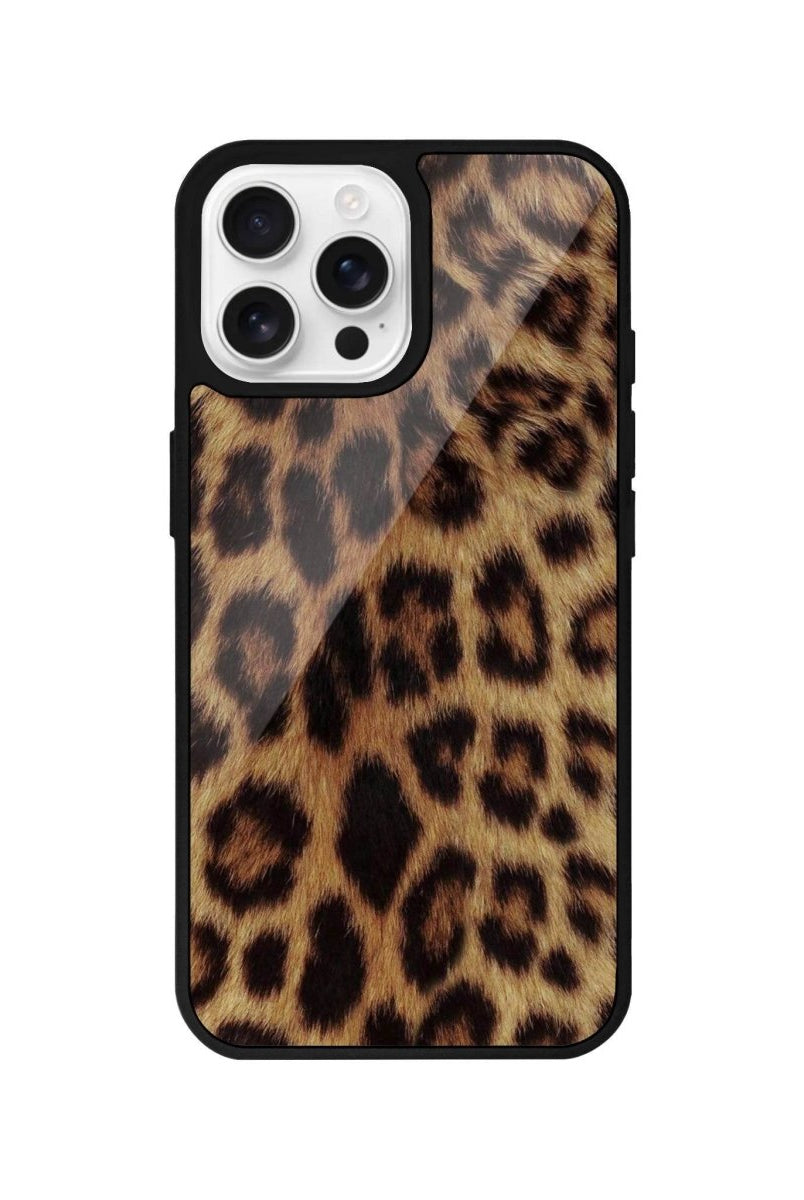 iPhone 16 Pro Leopard Glossy Cam Telefon Kılıfı - SUMTHINCS