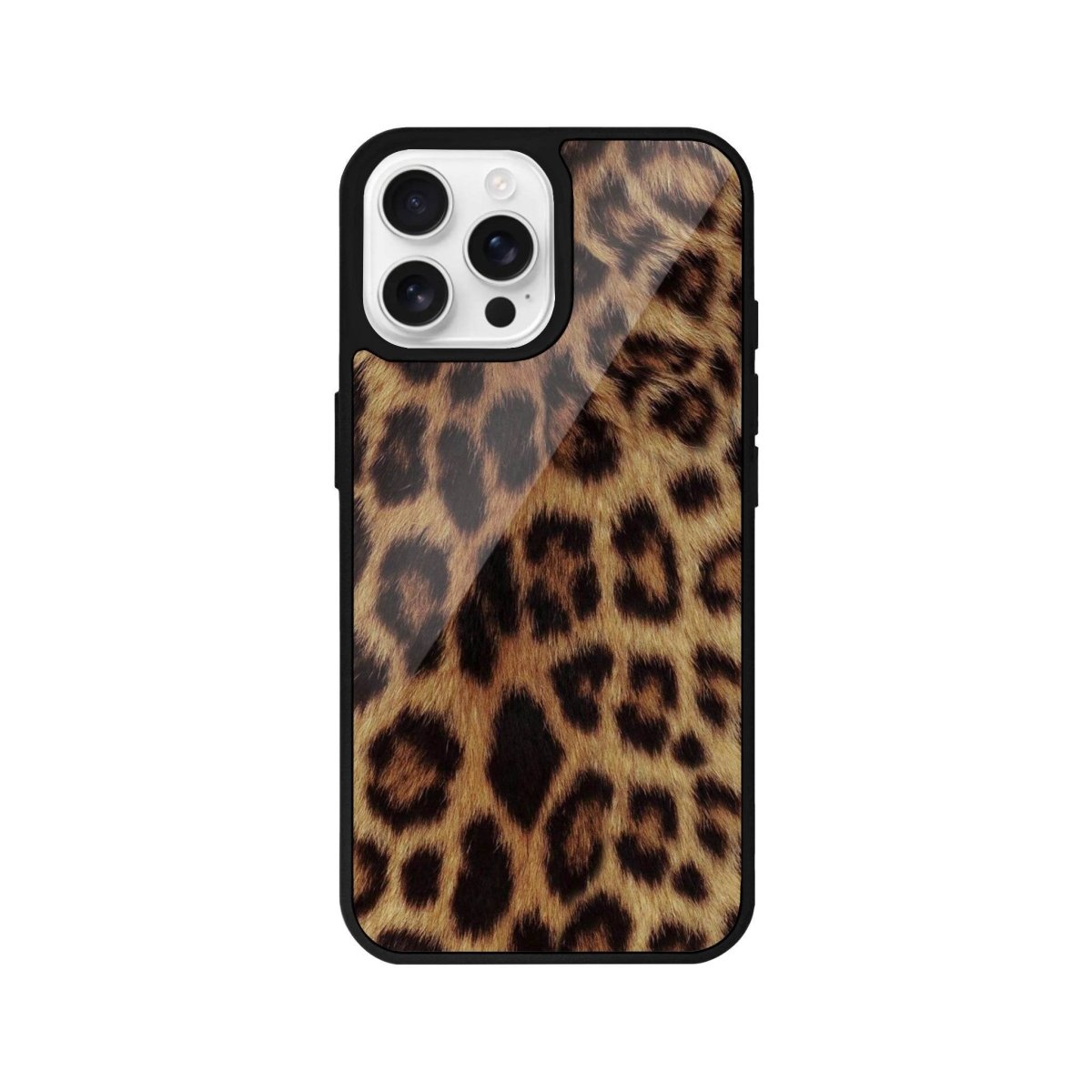 iPhone 16 Pro Leopard Glossy Cam Telefon Kılıfı - SUMTHINCS