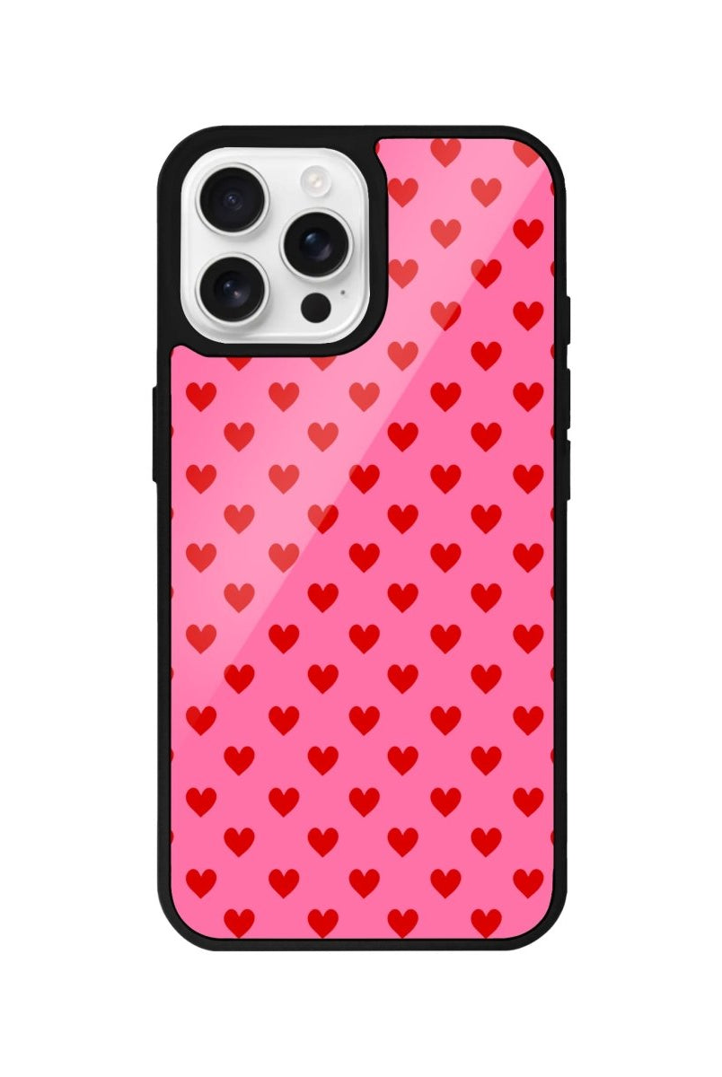 iPhone 16 Pro Little Hearts Glossy Cam Telefon Kılıfı - SUMTHINCS