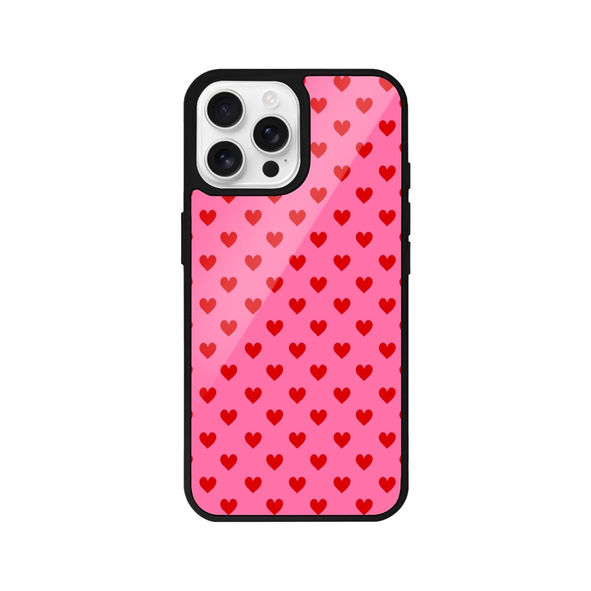 iPhone 16 Pro Little Hearts Glossy Cam Telefon Kılıfı - SUMTHINCS