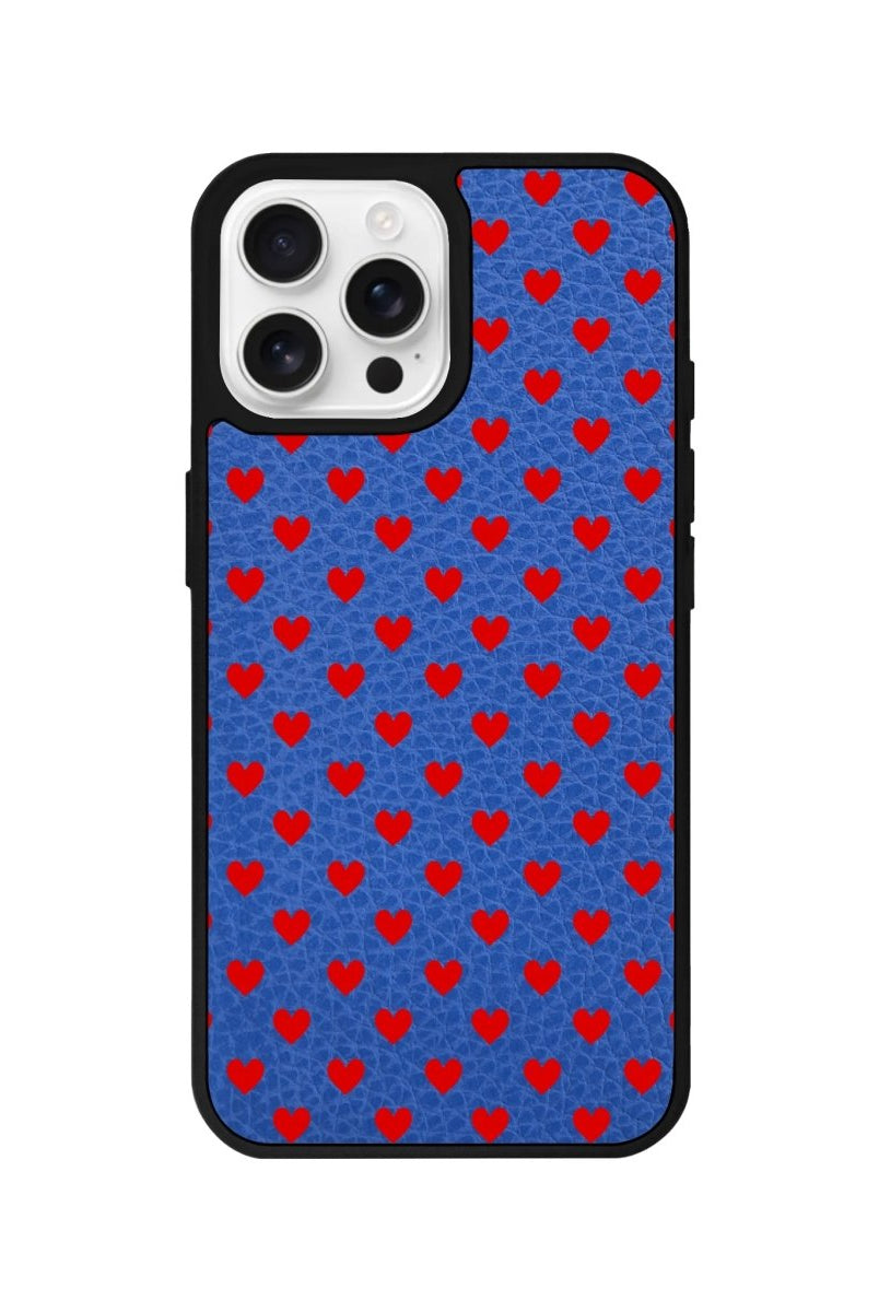iPhone 16 Pro Little Hearts Leather Vegan Deri Telefon Kılıfı - SUMTHINCS