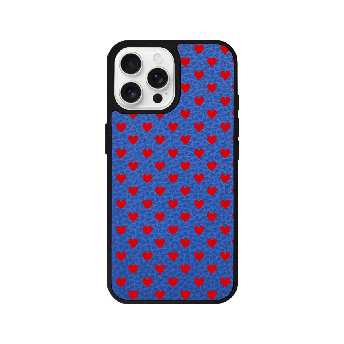 iPhone 16 Pro Little Hearts Leather Vegan Deri Telefon Kılıfı - SUMTHINCS