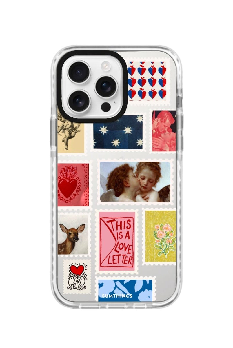 iPhone 16 Pro Love Letter Procase Şeffaf Telefon Kılıfı - SUMTHINCS