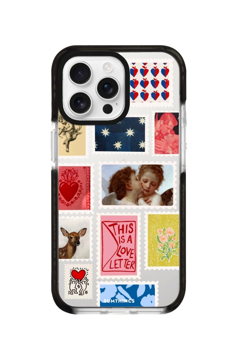 iPhone 16 Pro Love Letter Procase Şeffaf Telefon Kılıfı - SUMTHINCS