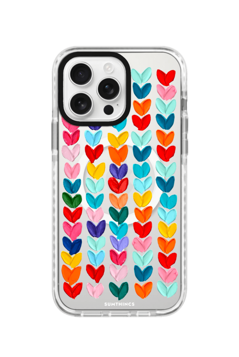 iPhone 16 Pro Lovestorm Magsafe Procase Şeffaf Telefon Kılıfı Beyaz Şeffaf - SUMTHINCS