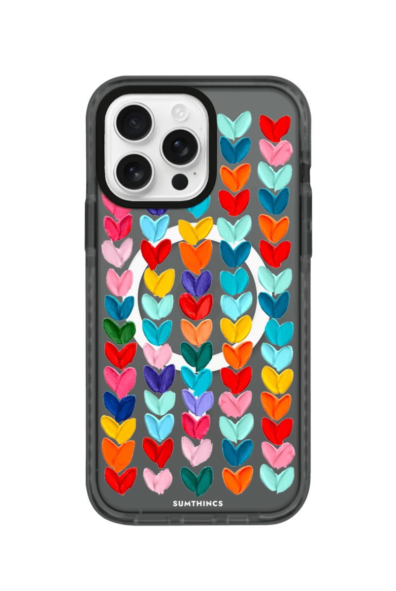 iPhone 16 Pro Lovestorm Magsafe Procase Şeffaf Telefon Kılıfı Antrasit - SUMTHINCS