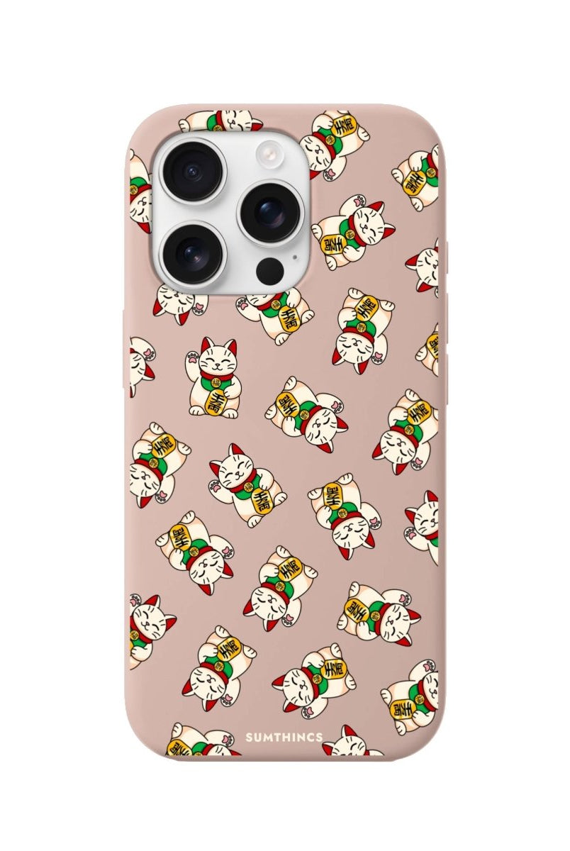 iPhone 16 Pro Maneki Neko Premium Telefon Kılıfı - SUMTHINCS