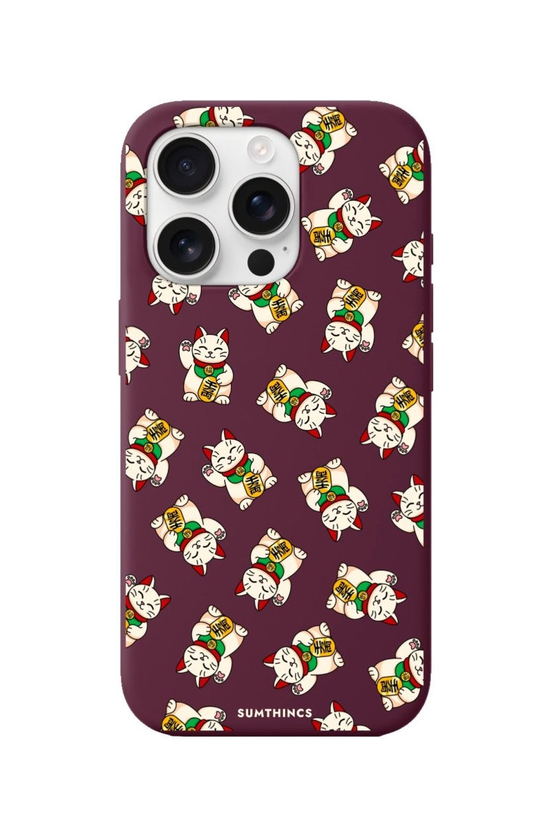 iPhone 16 Pro Maneki Neko Premium Telefon Kılıfı - SUMTHINCS