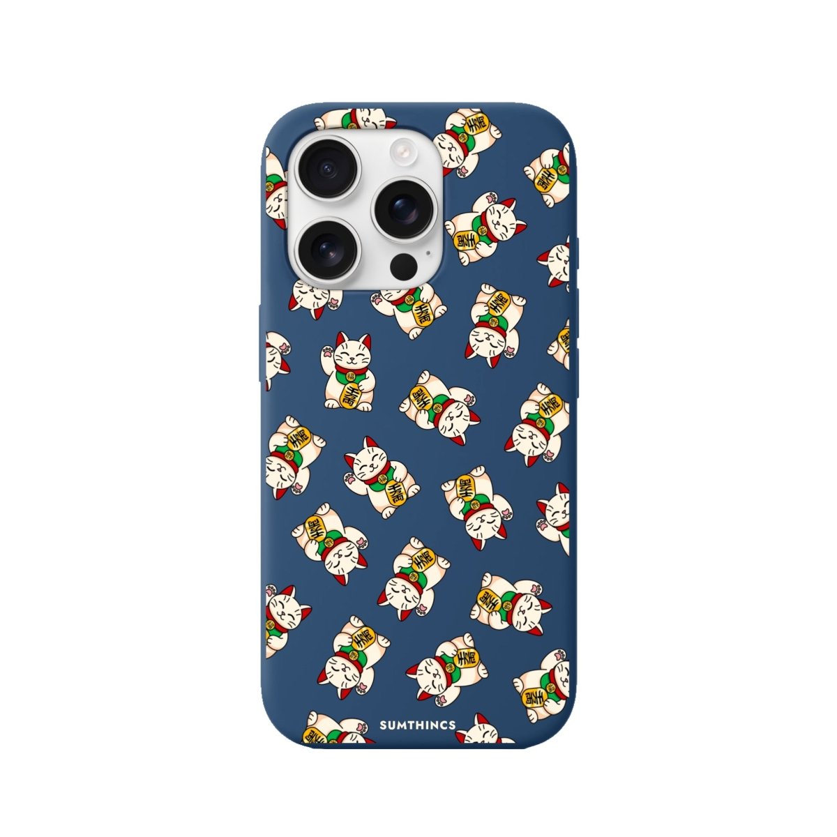 iPhone 16 Pro Maneki Neko Premium Telefon Kılıfı - SUMTHINCS