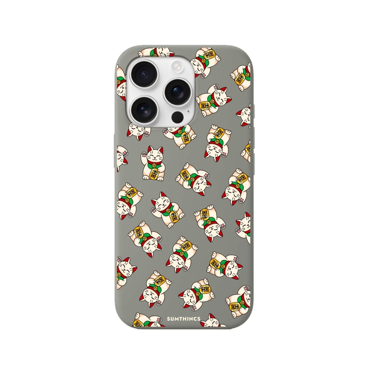 iPhone 16 Pro Maneki Neko Premium Telefon Kılıfı - SUMTHINCS