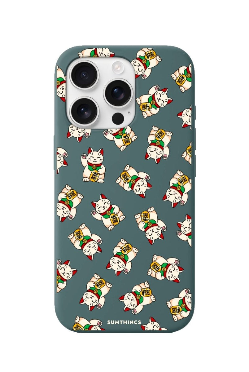 iPhone 16 Pro Maneki Neko Premium Telefon Kılıfı - SUMTHINCS