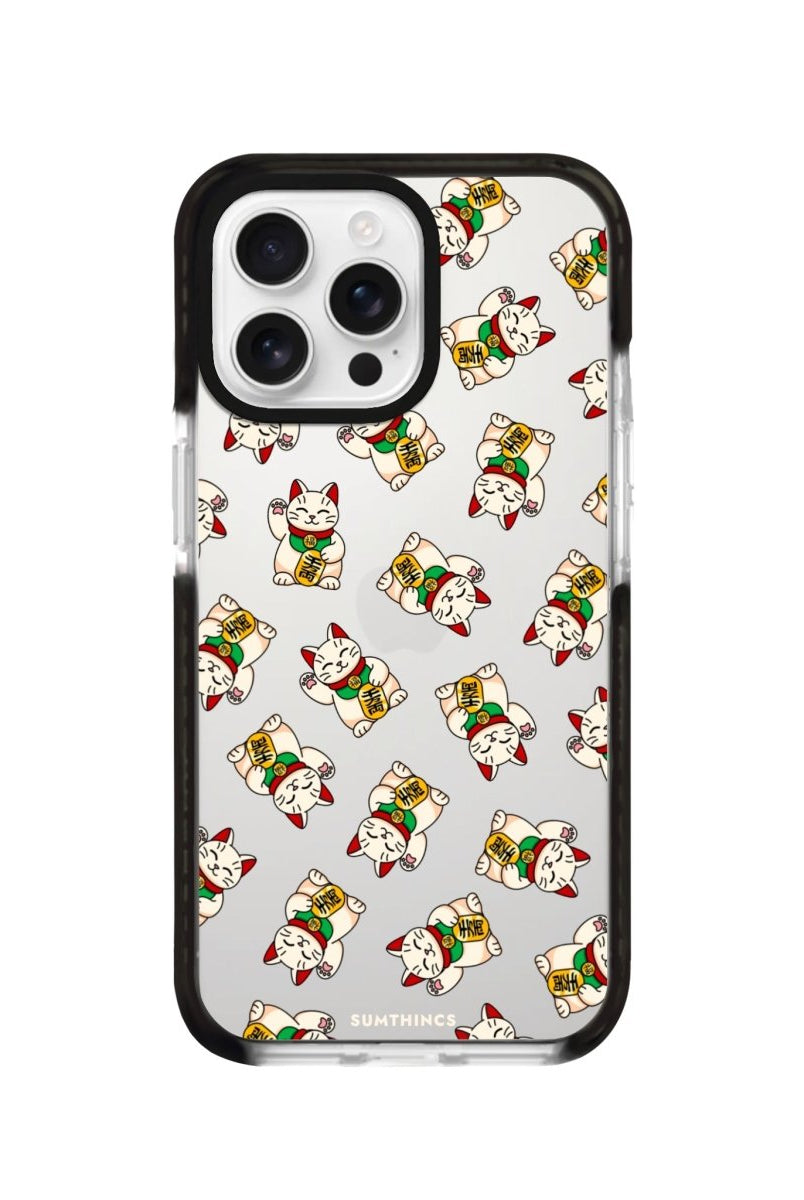 iPhone 16 Pro Maneki Neko Procase Şeffaf Telefon Kılıfı - SUMTHINCS
