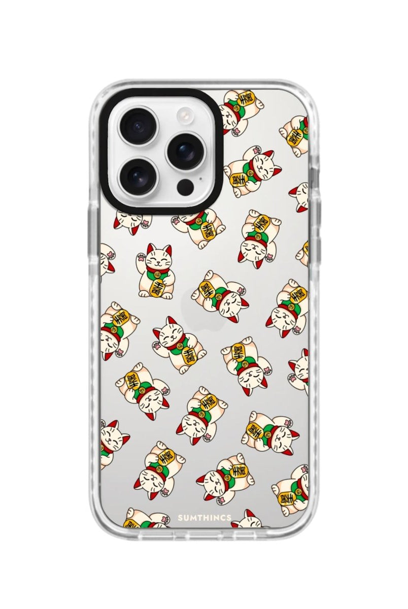 iPhone 16 Pro Maneki Neko Procase Şeffaf Telefon Kılıfı - SUMTHINCS