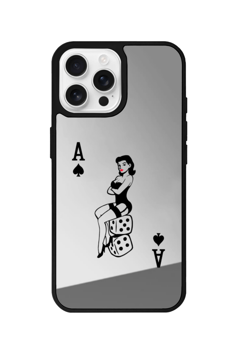 iPhone 16 Pro Max Ace Queen Mirror Aynalı Telefon Kılıfı - SUMTHINCS