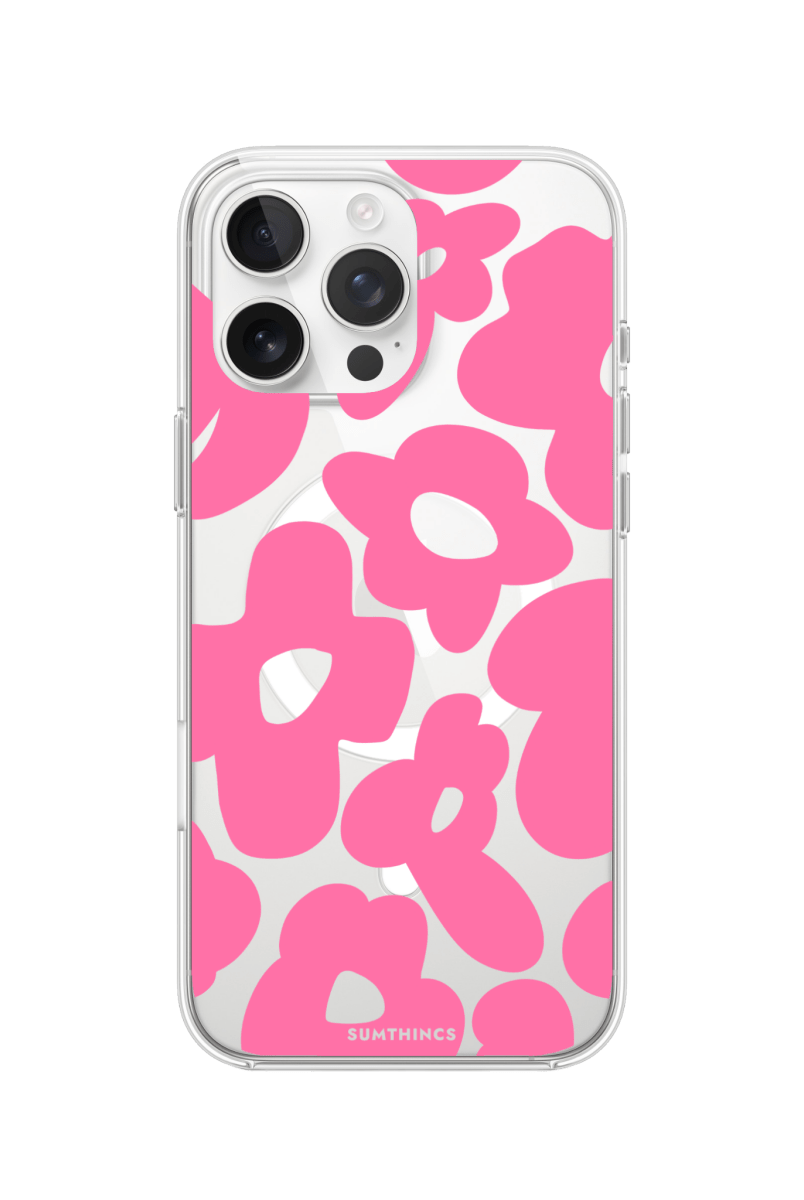 iPhone 16 Pro Max Daisy Pop Clear Magsafe Telefon Kılıfı - SUMTHINCS