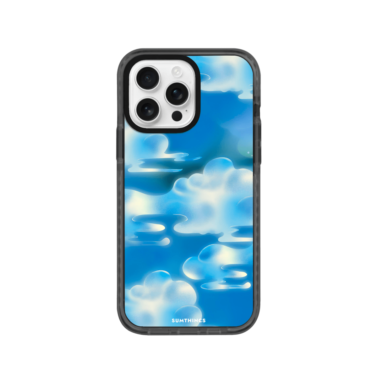 iPhone 16 Pro Max Daydream Procase Şeffaf Telefon Kılıfı Antrasit - SUMTHINCS