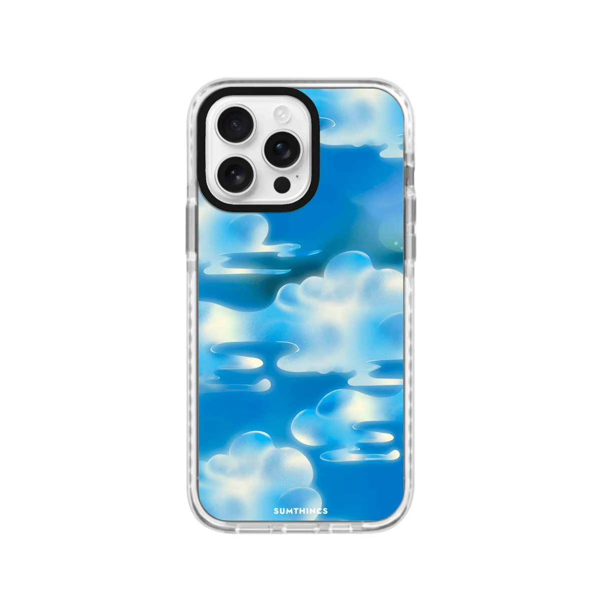 iPhone 16 Pro Max Daydream Procase Şeffaf Telefon Kılıfı Beyaz Şeffaf - SUMTHINCS