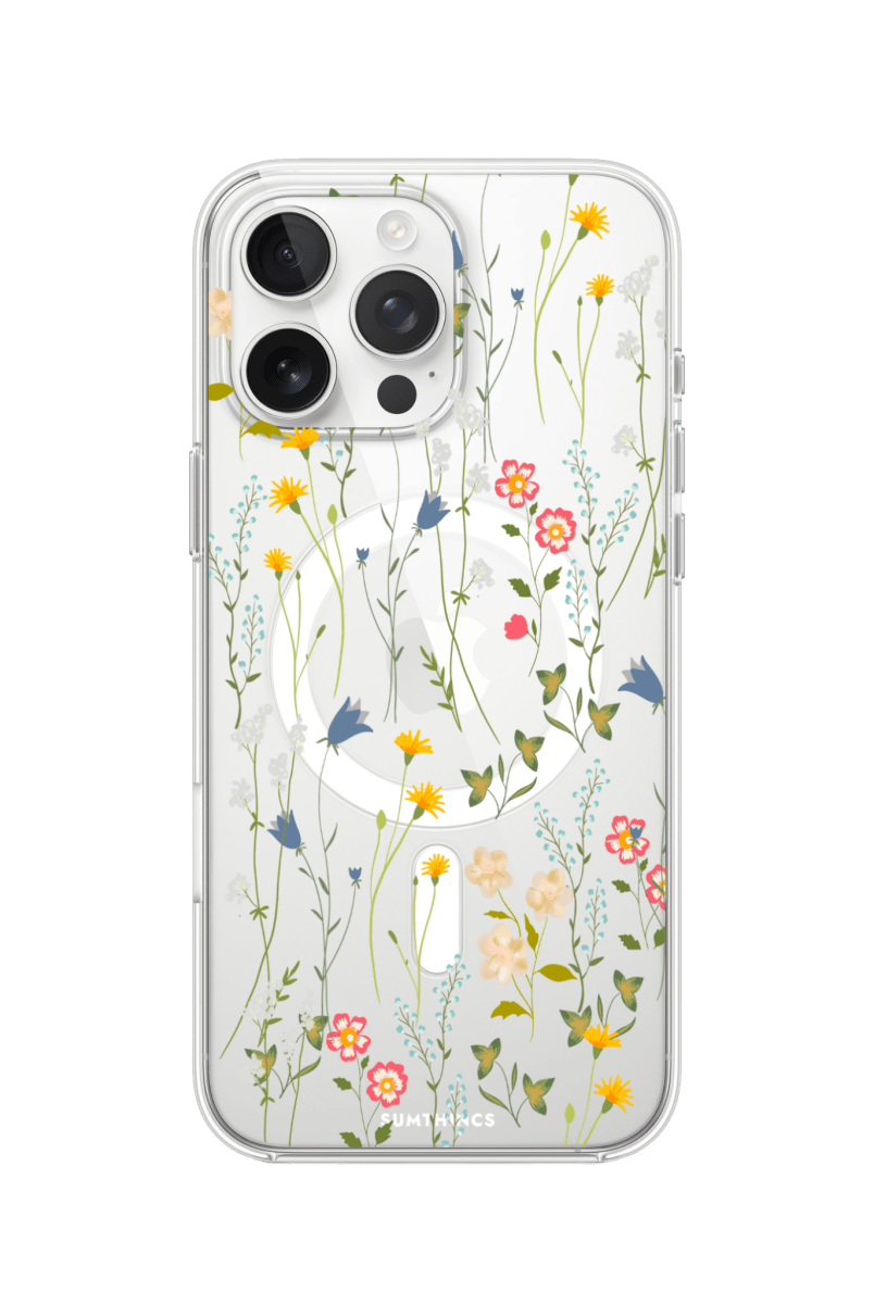 iPhone 16 Pro Max Eternal Garden Clear Magsafe Şeffaf Telefon Kılıfı - SUMTHINCS