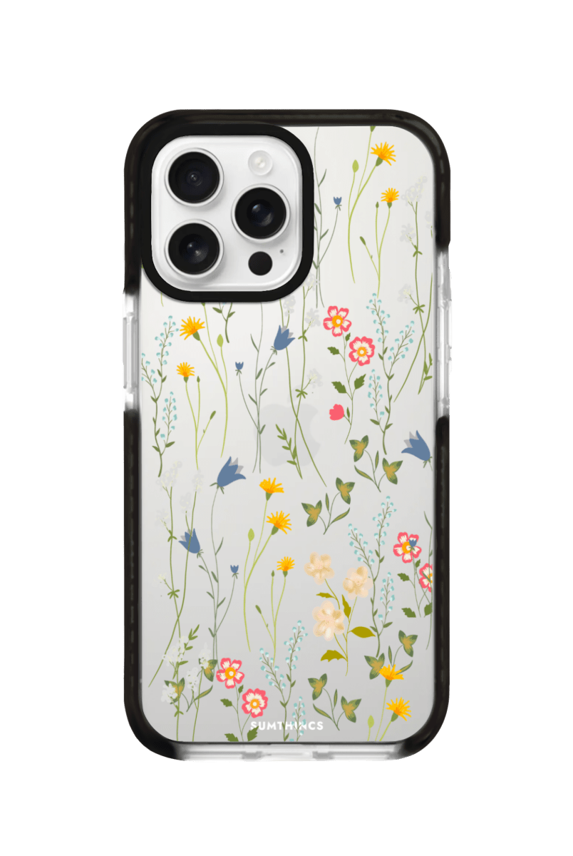 iPhone 16 Pro Max Eternal Garden Procase Şeffaf Telefon Kılıfı Siyah Şeffaf - SUMTHINCS