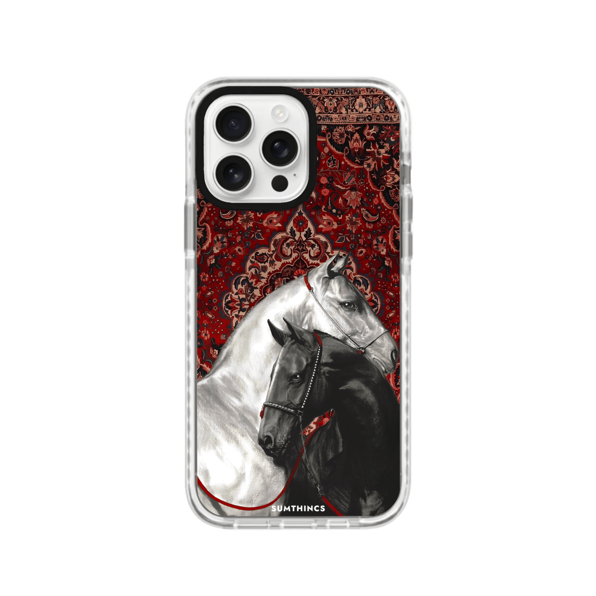 iPhone 16 Pro Max Harmony Procase Şeffaf Telefon Kılıfı Beyaz Şeffaf - SUMTHINCS