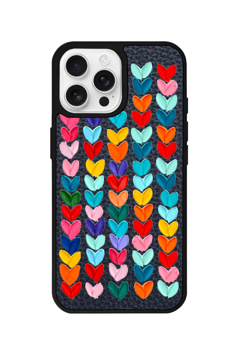 iPhone 16 Pro Max Lovestorm Leather Vegan Deri Telefon Kılıfı Pasifik Mavi - SUMTHINCS