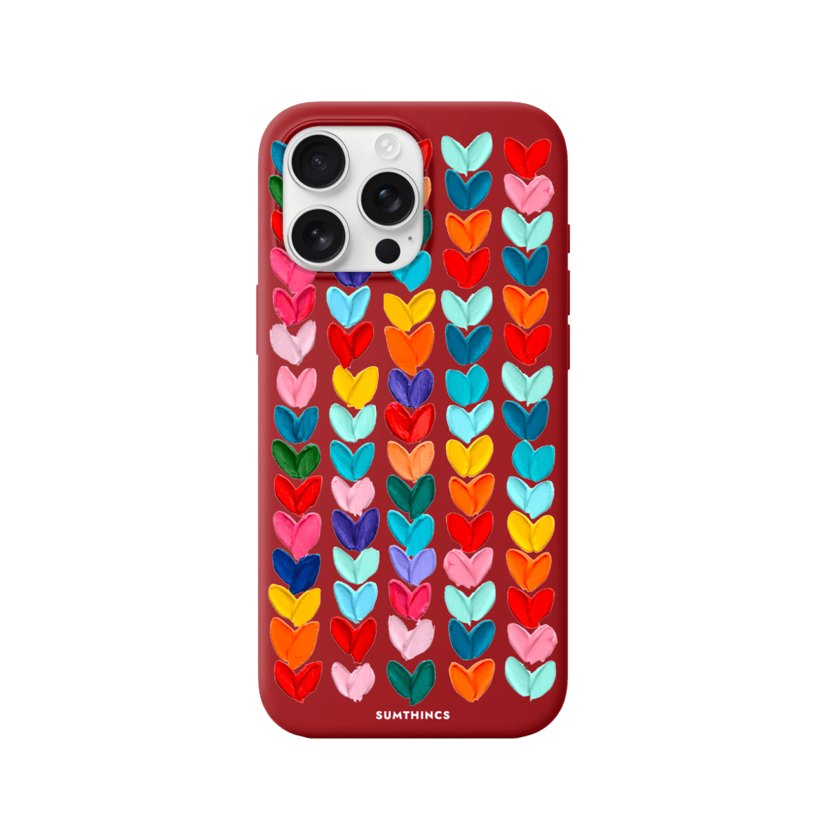 iPhone 16 Pro Max Lovestorm Premium Telefon Kılıfı Kırmızı - SUMTHINCS