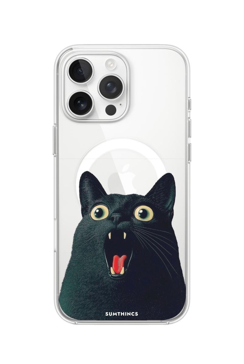 iPhone 16 Pro Max Meoww Clear Magsafe Telefon Kılıfı - SUMTHINCS