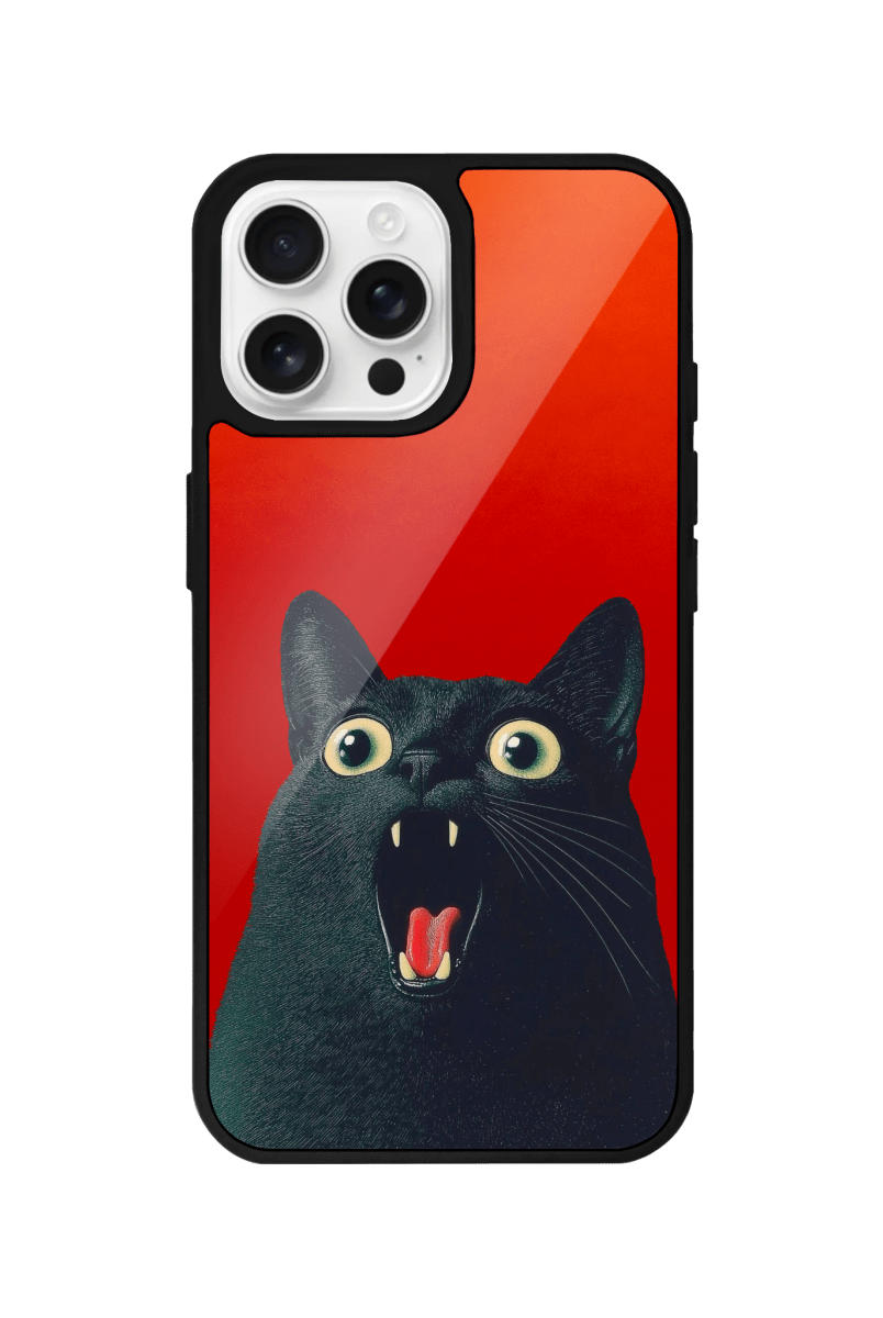 iPhone 16 Pro Max Meoww Glossy Cam Telefon Kılıfı - SUMTHINCS