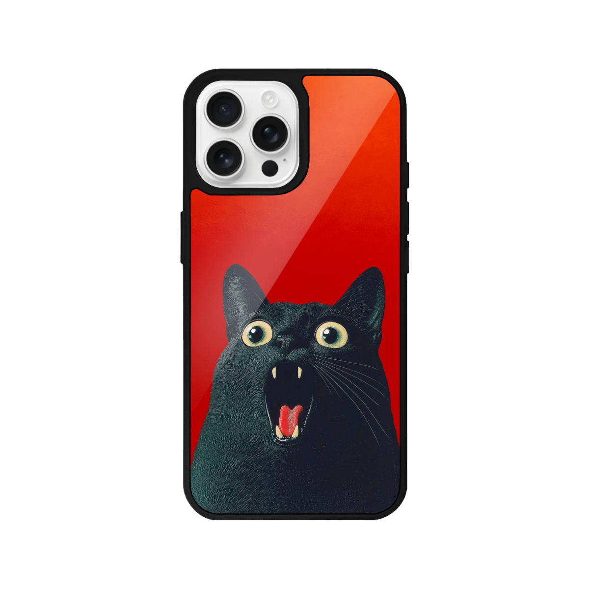iPhone 16 Pro Max Meoww Glossy Cam Telefon Kılıfı - SUMTHINCS