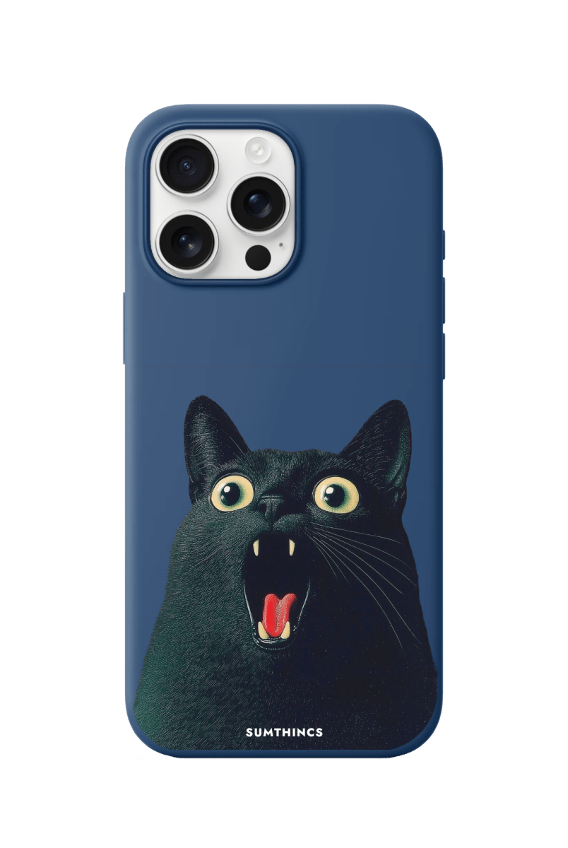 iPhone 16 Pro Max Meoww Premium Telefon Kılıfı Pasifik Mavi - SUMTHINCS